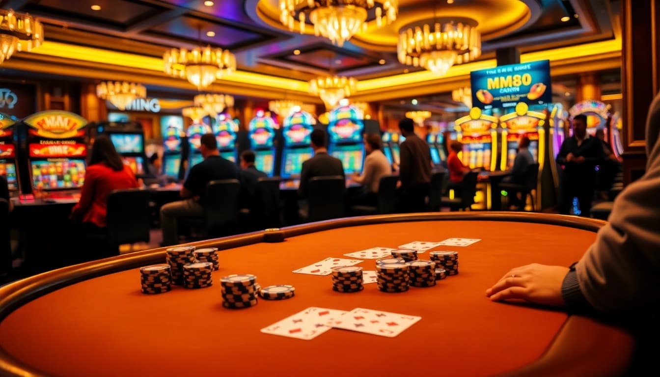 Engage in riveting poker action at https://mm88.sa.com/ with elegant chips and cards.