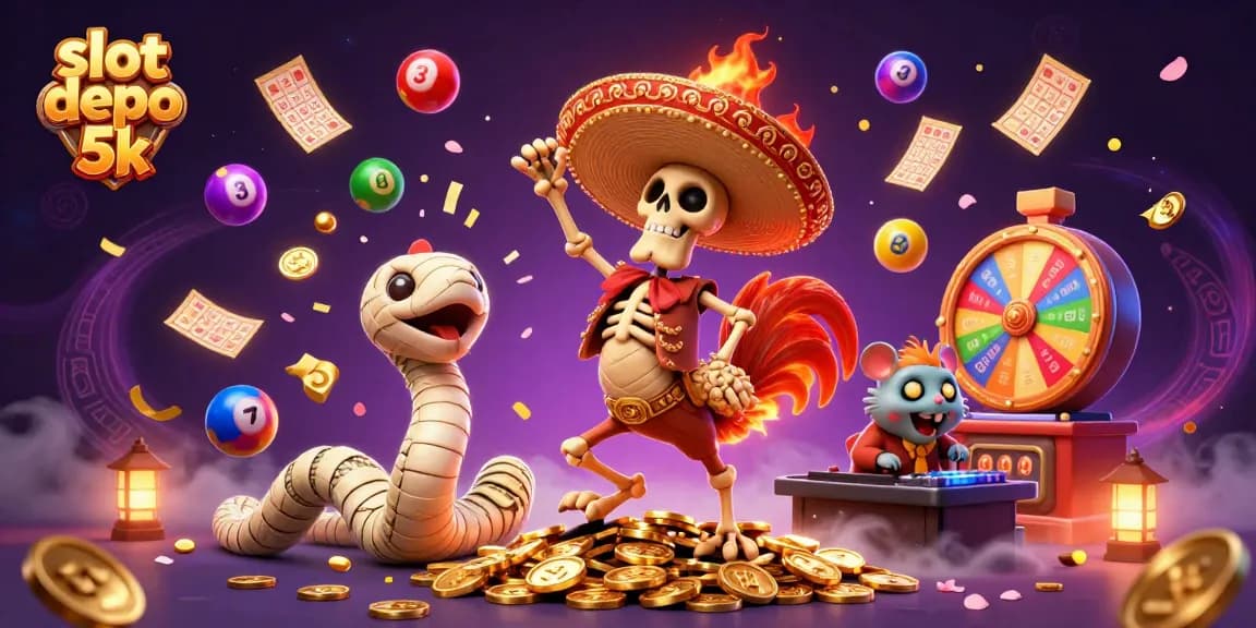 Slot depo 5k memberikan pengalaman bermain seru dengan karakter menarik dan elemen perjudian dinamis.