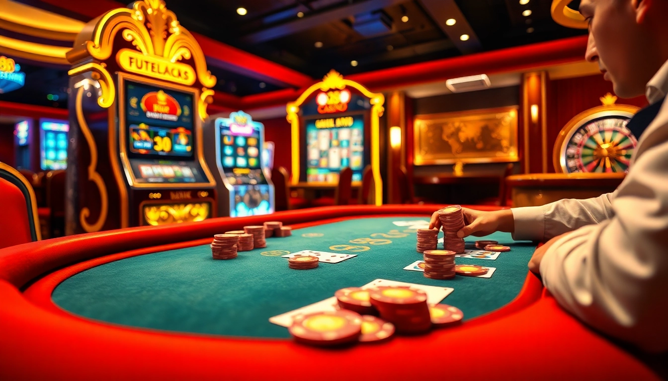 Experience thrilling gameplay with 888 new's exciting casino tables and vibrant atmosphere.