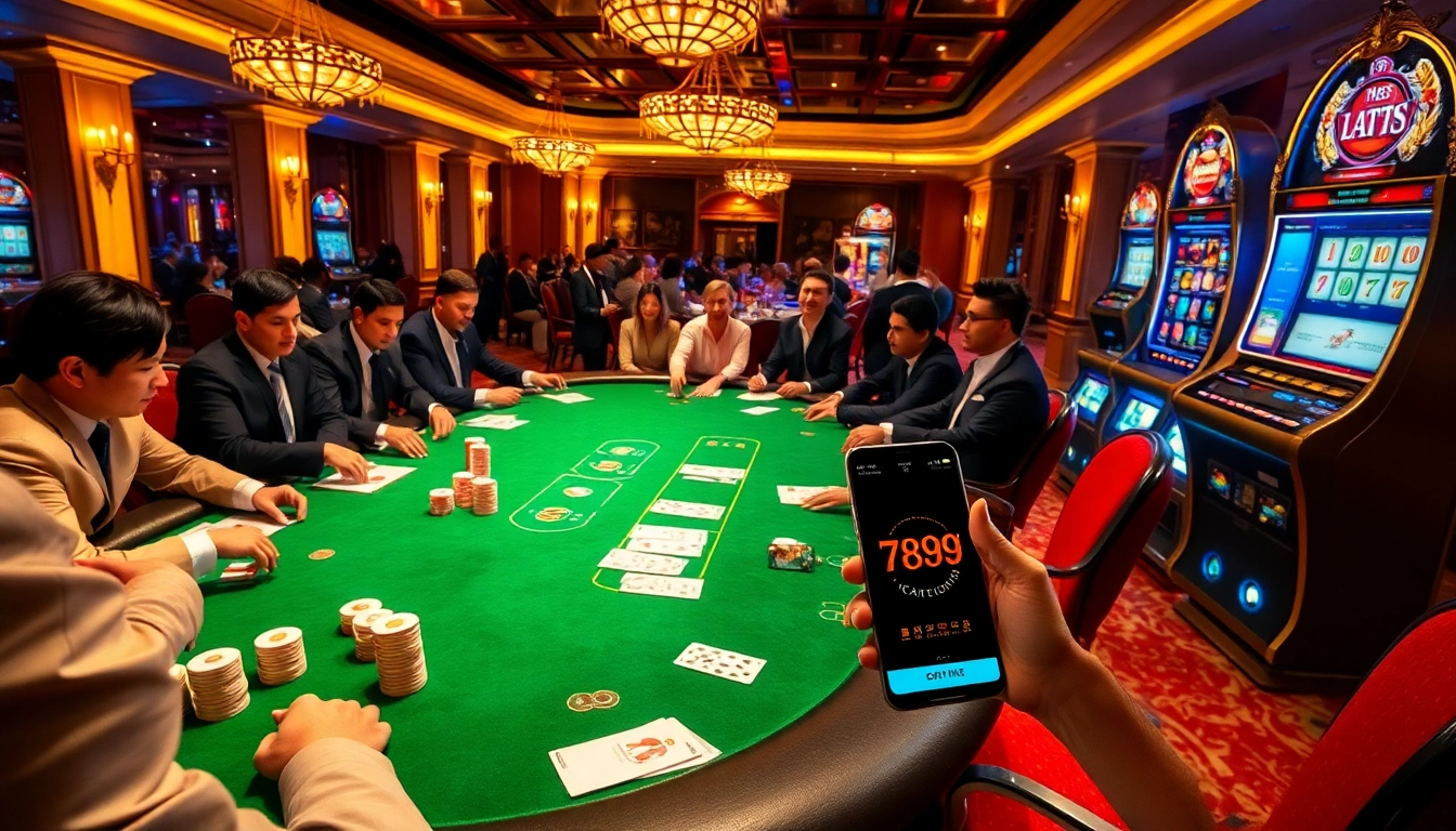 Jugadores disfrutando de una partida emocionante en una mesa de póker que muestra el entorno de apuestas seguro de 789g.