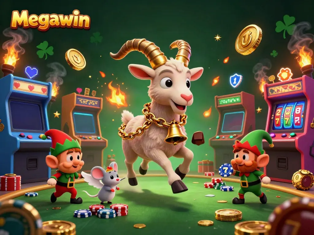 Menangkan permainan slot di Megawin dengan suasana kasino yang penuh warna dan menarik.