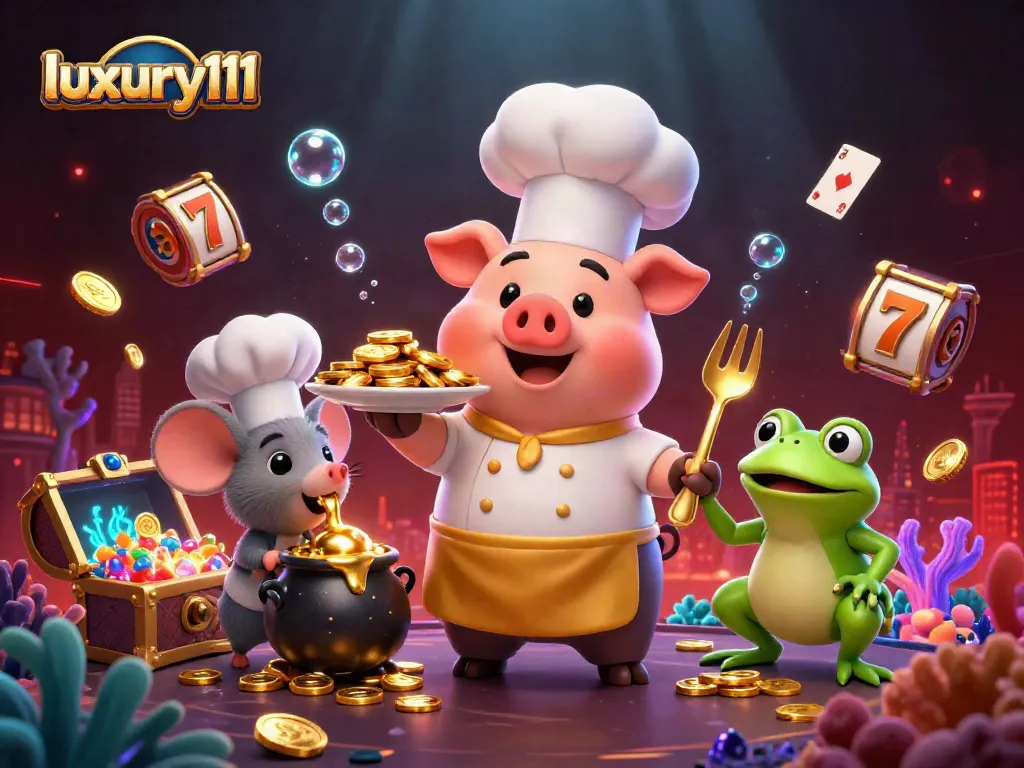 Engage with luxury111 by playing immersive slot games in a vibrant 3D casino world.