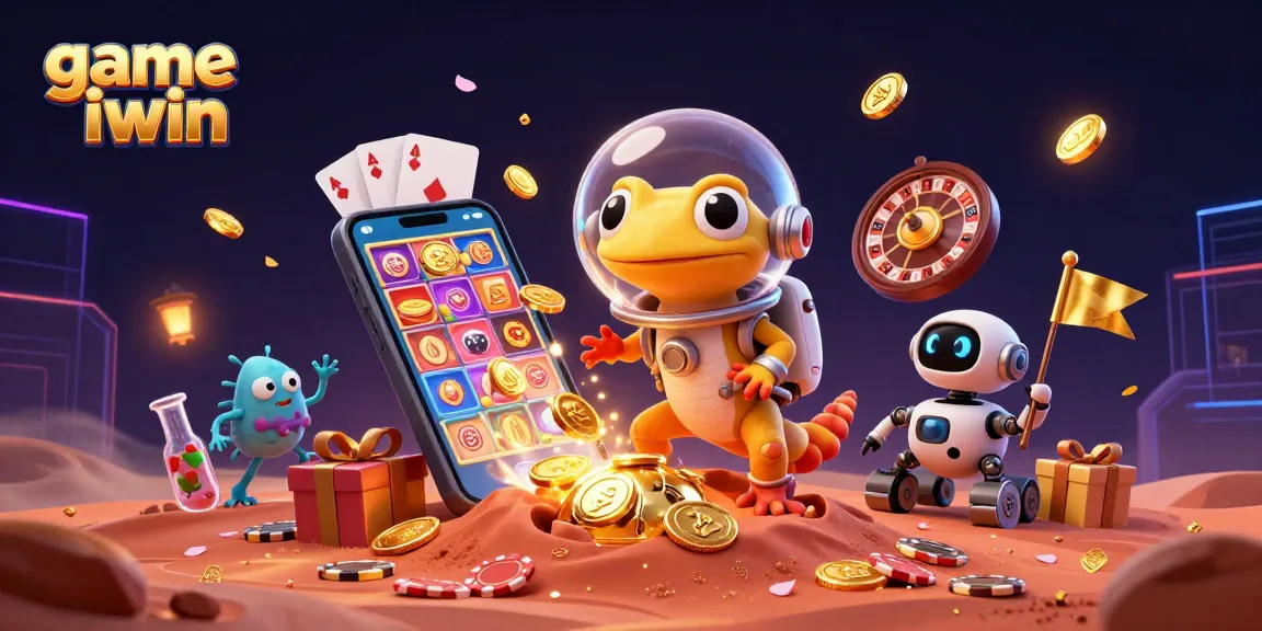Experience excitement with game iwin as a Martian gecko discovers a buried casino on Mars.
