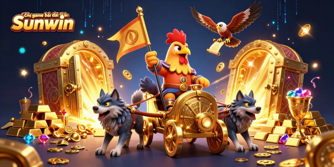 Engage in thrilling gameplay at Cổng game bài đổi thưởng Sunwin with vibrant casino elements and dynamic characters.