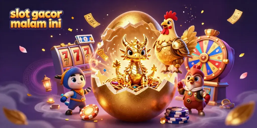 Engage in exciting gameplay with slot gacor malam ini featuring a golden dragon, poker chips, and dynamic casino elements.