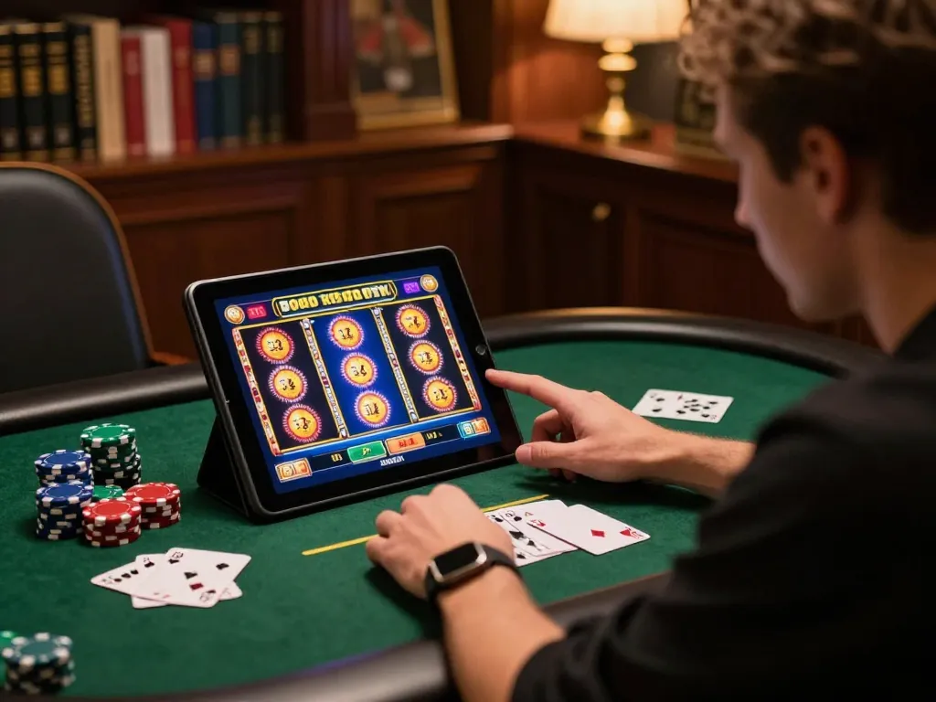Engaging with nk88 online casino setup showcasing vibrant slot games and gaming strategy