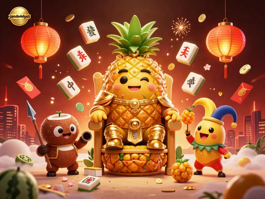 Menang besar dengan janda4dyes di kasino pantai dengan karakter kartun 3D dan elemen perjudian.