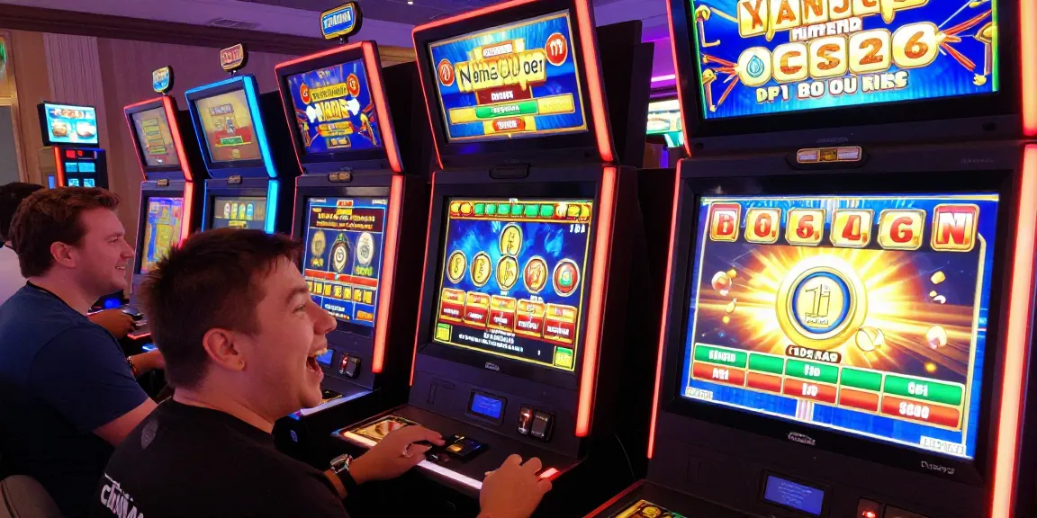 Exciting online casino game scene from https://crownnorthill.co.uk/ featuring players enjoying bonus buy slots, vibrant graphics, and engaging gameplay.