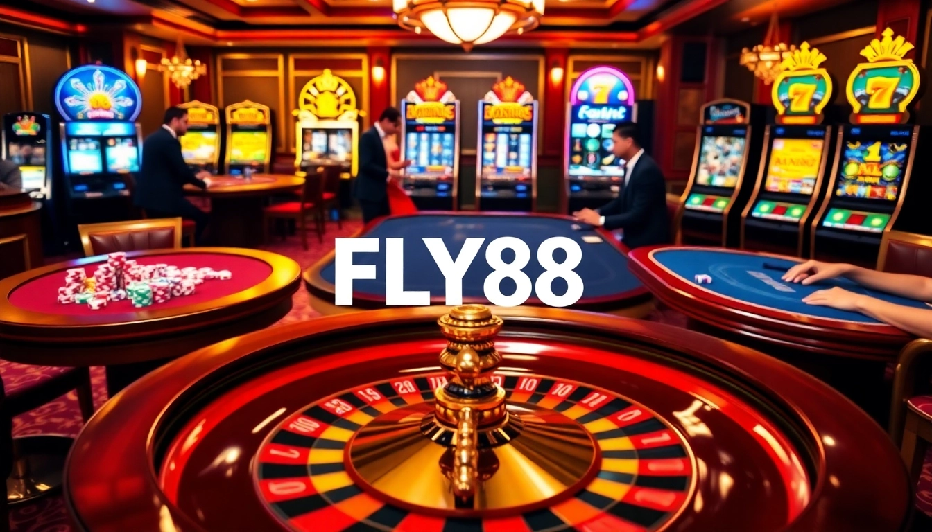 Experience high-stakes gaming excitement with Link FLY88 at our lavish casino featuring roulette and poker.