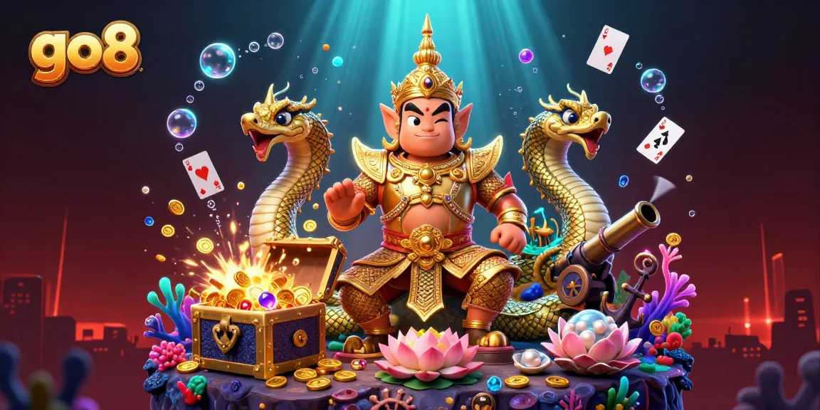 Experience thrilling gameplay at go8 with vibrant underwater casino themes and fun characters.