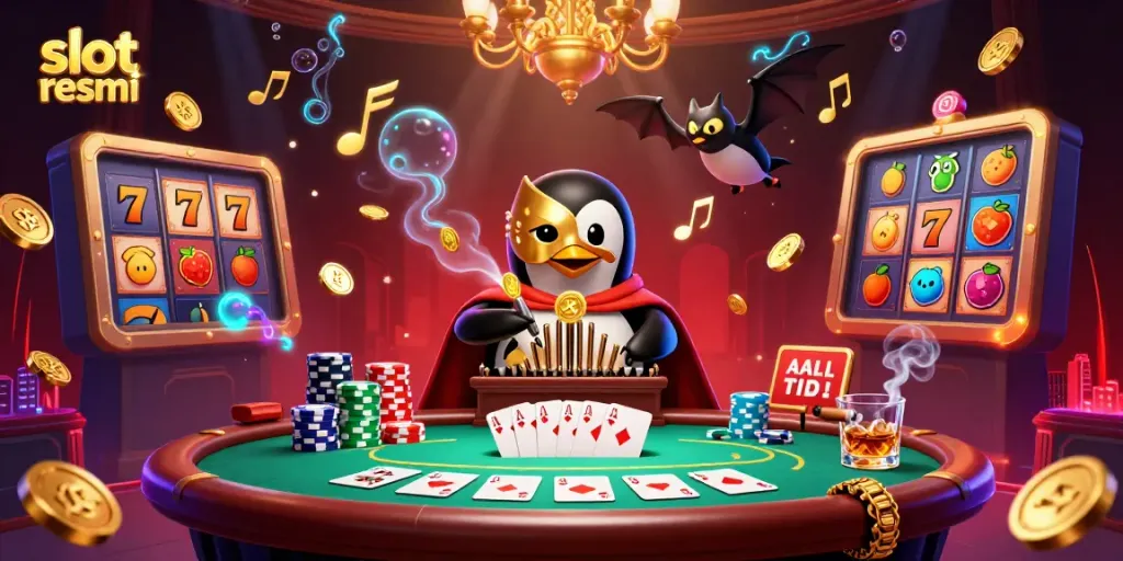 Experience thrilling wins on slot resmi as charming characters create a lively gambling atmosphere filled with excitement.