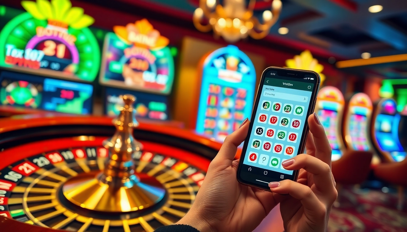 Engage with viral88 online gambling as vibrant slot machines and roulette wheels excite players.
