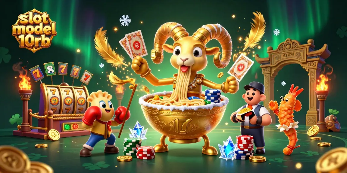 Experience the thrill of slot modal 10rb with a vibrant and dynamic casino illustration.