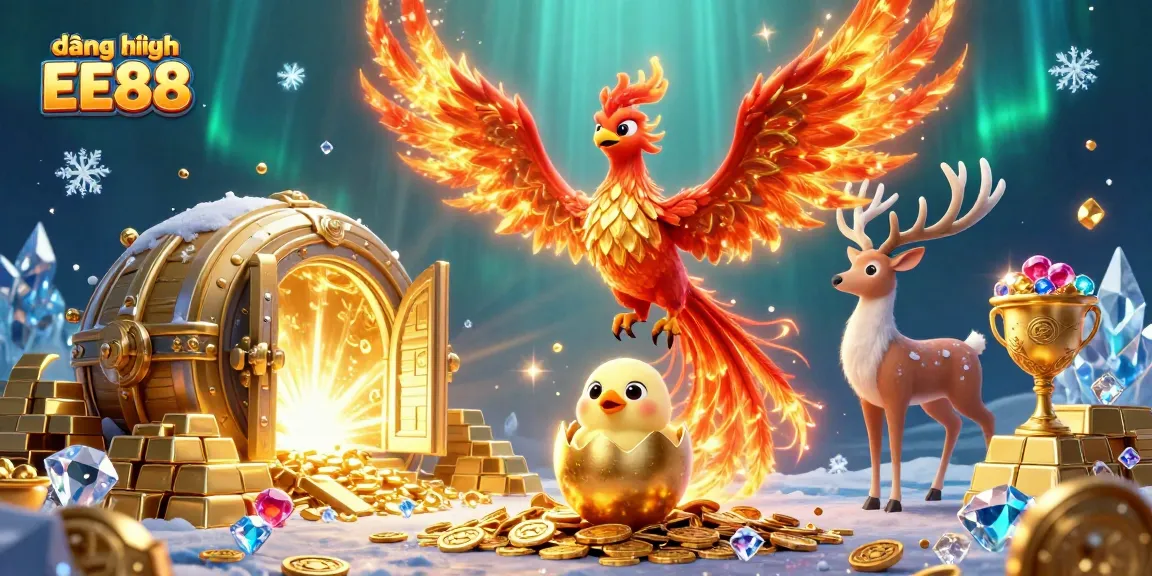 Experience the excitement of đăng nhập EE88 in a vibrant casino world with phoenix and treasures!