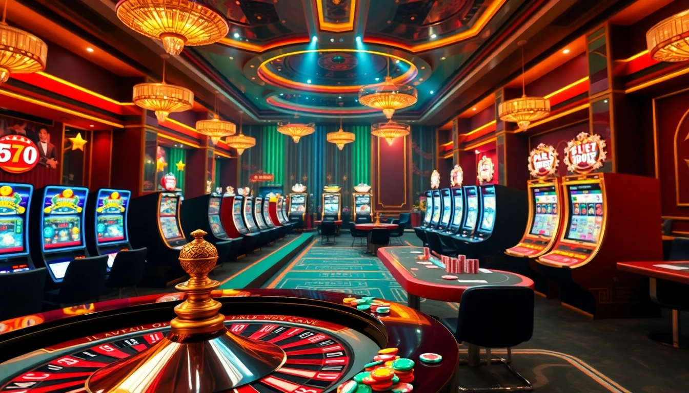 Experience the excitement at XX88.AI with a vibrant online gaming interface featuring luxury casino elements.