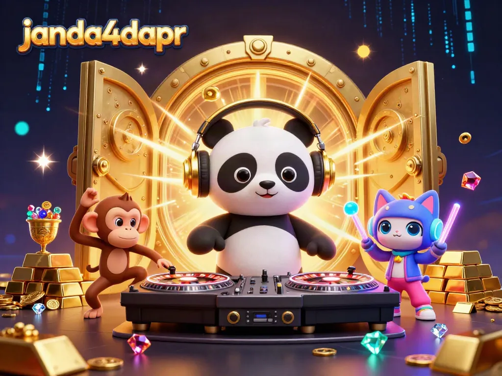 JANDA4DAPR menghadirkan suasana permainan kasino digital yang menarik dengan panda DJ dan keseruan lainnya