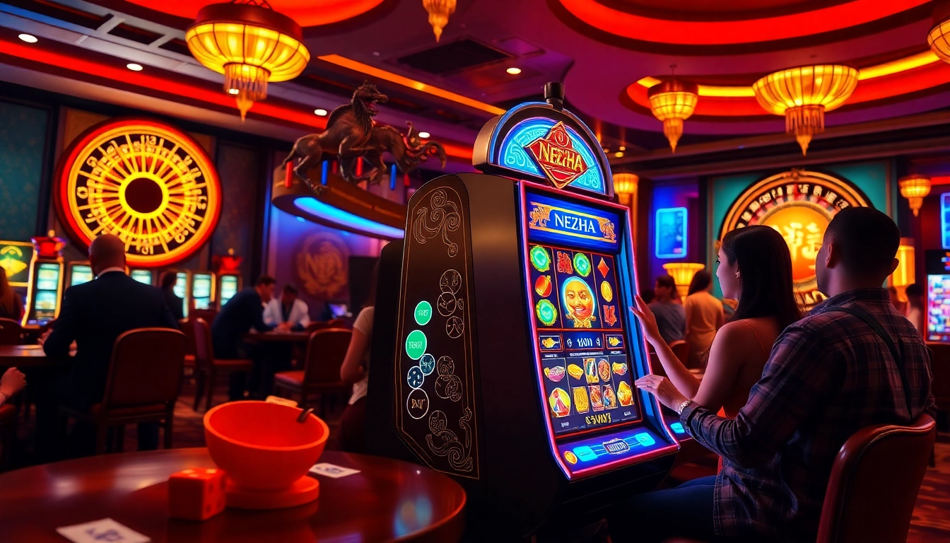 Play slots on the Nezha FastSpin machine with vibrant visuals and thrilling gameplay.