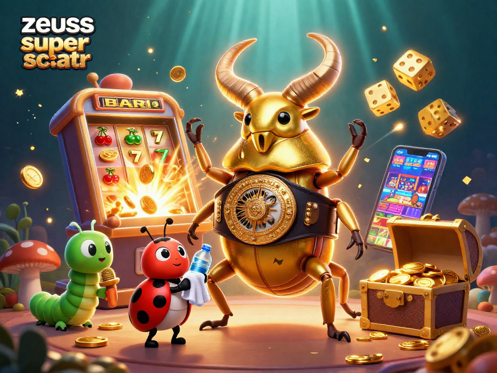 Experience the excitement of zeus super scatter with vibrant slot elements and dynamic characters.