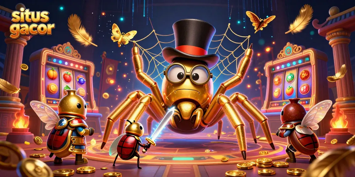 Engage in sites like situs gacor with a 3D cartoon interpretation featuring gambling-themed characters.