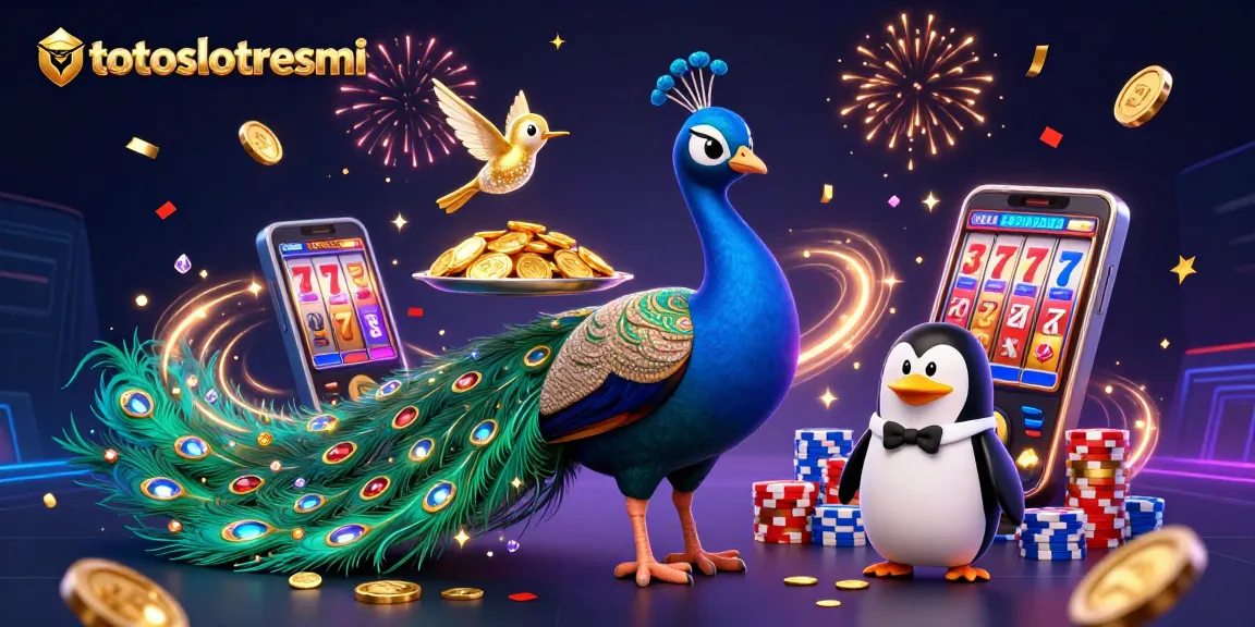 Spin the slots with totoslotresmi, showcasing a vibrant casino scene filled with action and winning moments.