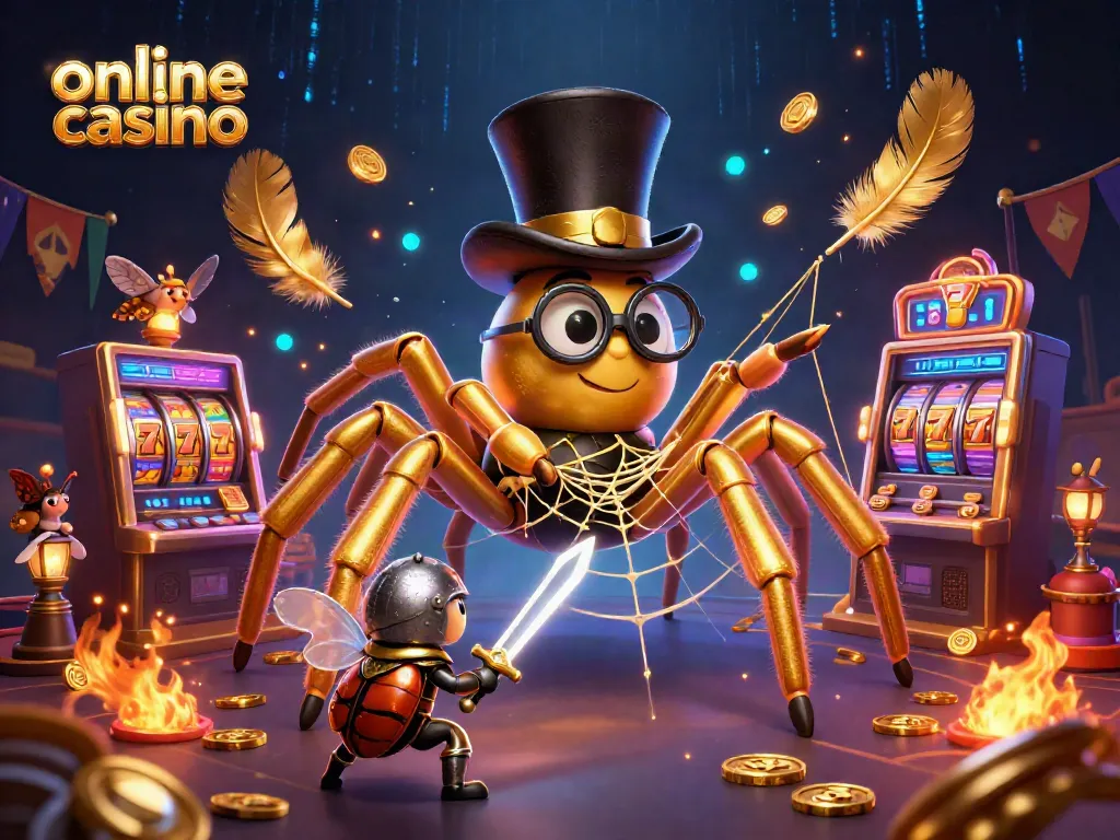 Engage in the vibrant world of online casino with dynamic characters and thrilling elements.