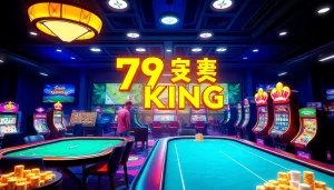 Explore diverse gaming experiences with 79king hn, showcasing casino, sports betting, and fishing game interfaces.