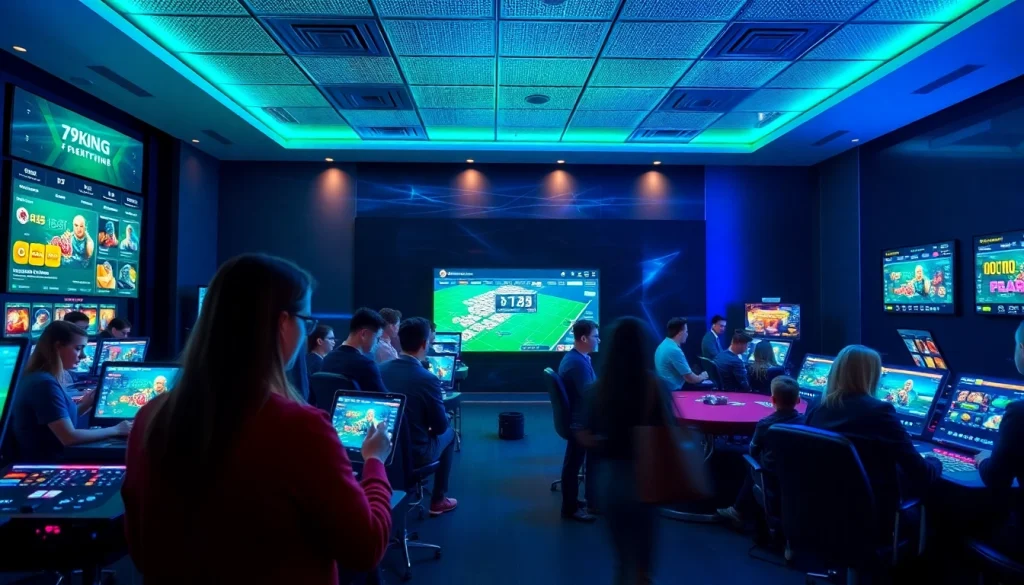 Experimenta la emoción de las apuestas en línea en 79king hn, mostrando diversos juegos en una interfaz moderna.