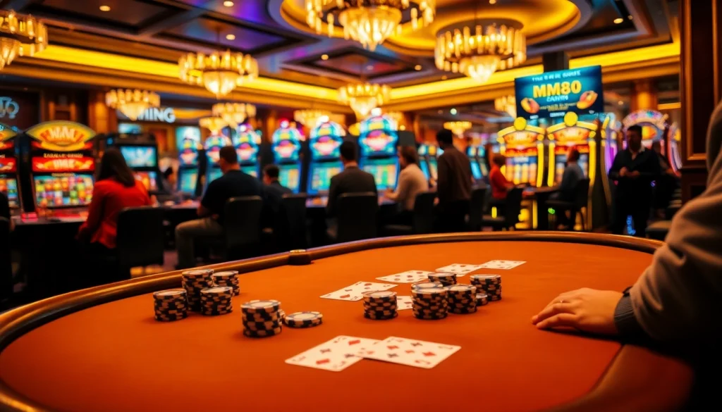 Engage in riveting poker action at https://mm88.sa.com/ with elegant chips and cards.