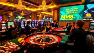 Experience the thrill of MM 88 casino gaming with dealers and exciting tables.