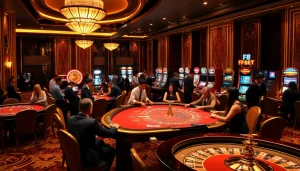 Experience thrilling moments at F8 BET's vibrant casino tables.