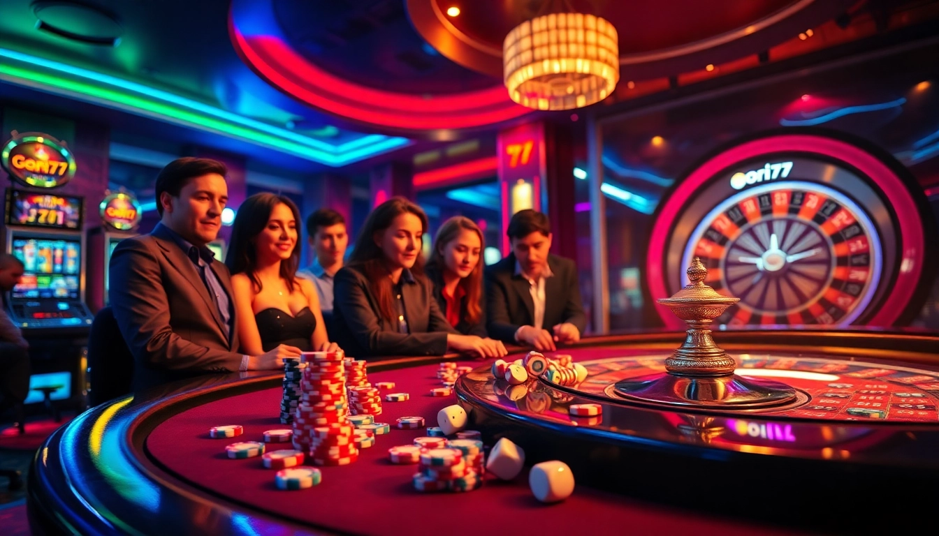 Experience the thrill of gori77 while playing slots and poker in an exciting casino.