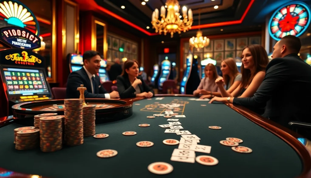 Experience thrilling gameplay with game vvjl at a luxurious casino table.