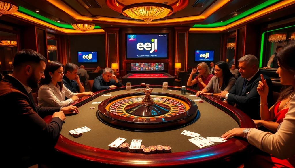 Experience thrilling action at the eejl casino with vibrant games and exciting betting opportunities.