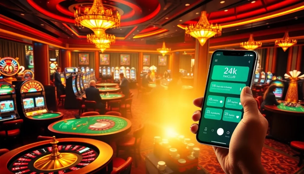 The 24kclub app enhances your casino experience with real-time updates on rewards and activities.