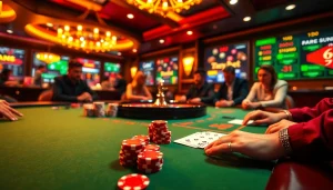 Experience thrilling gameplay at 789 bet with poker chips, cards, and roulette wheel in action.