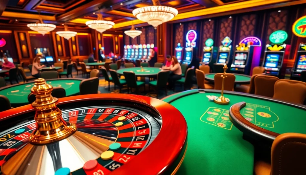 Enjoying thrilling games at UU88 CASINO's luxurious tables and vibrant slots.