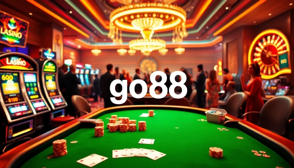 Experience the excitement at go88 casino with vibrant gaming tables and jackpots.