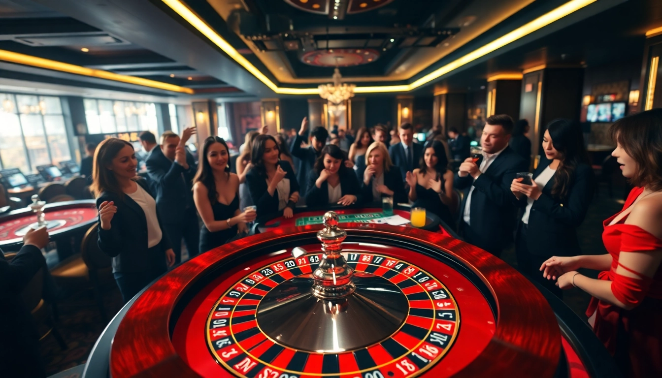Bermain di meja roulette kasino bbni4d yang penuh warna dan energi.