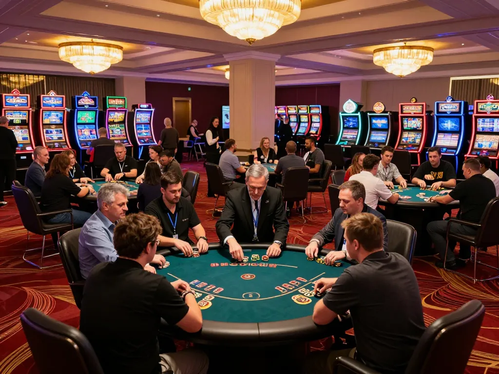Engaging poker action on g28 com casino floor with players strategizing and enjoying thrilling gameplay.
