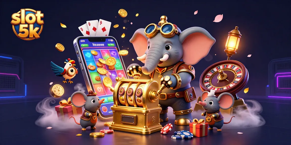 Experience thrilling wins with slot 5k and a steampunk-themed casino adventure!