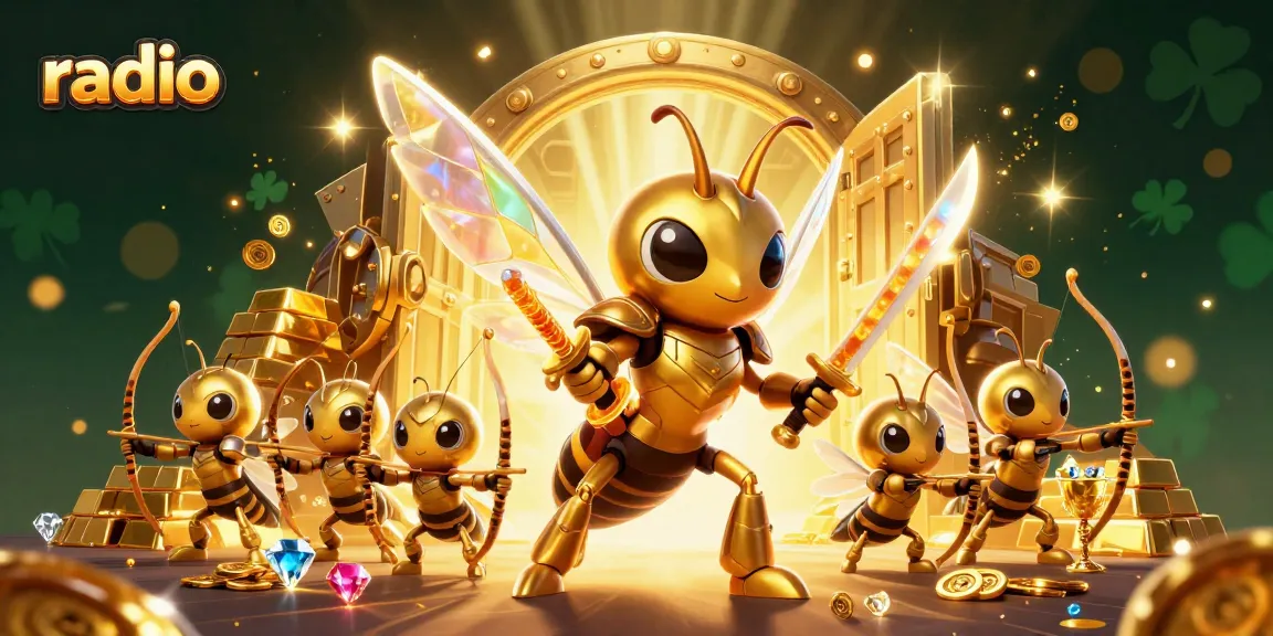 Experience the thrill of live action in a radio game environment with epic characters and dazzling treasures.